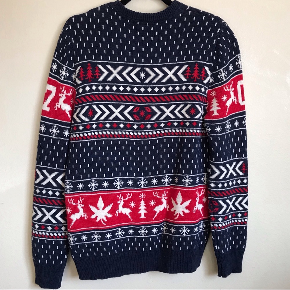 3/$20 Men's Ugly Christmas Sweater DC Blue Red - Picture 4 of 8